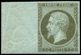 ** EMPIRE NON DENTELE - 11    1c. Olive, Bdf, Superbe - 1853-1860 Napoleone III