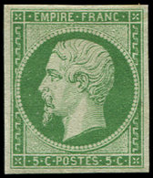 * EMPIRE NON DENTELE - 12    5c. Vert, Frais Et TB - 1853-1860 Napoleon III