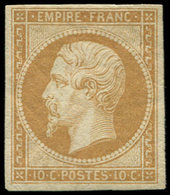 * EMPIRE NON DENTELE - 13A  10c. Bistre, T I, TB - 1853-1860 Napoleon III