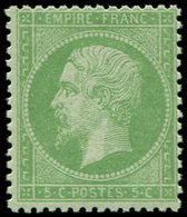 ** EMPIRE DENTELE - 20    5c. Vert, Frais Et TTB. Br - 1862 Napoleon III