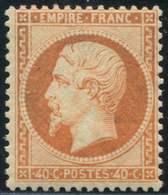 * EMPIRE DENTELE - 23   40c. Orange, Frais, TB. C - 1862 Napoleone III