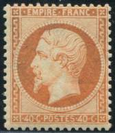 * EMPIRE DENTELE - 23   40c. Orange, Frais, TB. C - 1862 Napoléon III