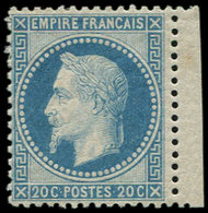 * EMPIRE LAURE - 29A  20c. Bleu, T I, Petit Bdf, TB - 1863-1870 Napoléon III Lauré