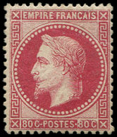 * EMPIRE LAURE - 32   80c. Rose, Inf. Ch. Et Bon Centrage, TB - 1863-1870 Napoléon III Lauré