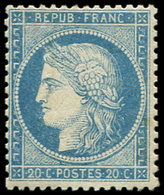 * SIEGE DE PARIS - 37   20c. Bleu, TB. C - 1870 Asedio De Paris