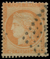 SIEGE DE PARIS - 38d  40c. Orange, 4 RETOUCHES, Obl., TB - 1870 Siège De Paris