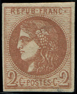 * EMISSION DE BORDEAUX - 40B   2c. Brun-rouge, R II, TB - 1870 Emisión De Bordeaux
