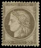 * CERES DENTELE - 56   30c. Brun, Forte Ch. Mais Frais Et TB - 1849-1876: Periodo Classico