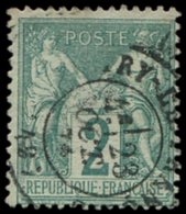 TYPE SAGE - 62    2c. Vert, Obl. Càd 23/10/76, TB. Br - 1876-1878 Sage (Type I)