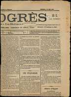 Let TYPE SAGE SUR LETTRES - N°87 Obl. TYPO Sur Journal LE PROGRES Du 23/6/82, TB - 1877-1920: Periodo Semi Moderno