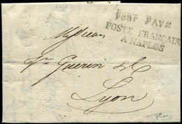 Let LETTRES SANS TIMBRE ET DOCUMENTS DIVERS - MP PORT PAYE/POSTE FRANCAISE/A NAPLES S. LAC De 1808, TTB - Other & Unclassified