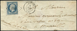 Let OBLITERATIONS PAR DEPARTEMENTS - 5/BASSES ALPES N°10 Obl. PC 1099 Sur Env., Càd T15 DIGNE 6/4/53, TB - 1849-1876: Classic Period