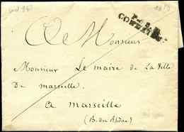 Let OBLITERATIONS PAR DEPARTEMENTS - 68/RHONE MP P.68.P/CONDRIEU 32 Mm S. LAC De La Mairie 1819, TB - Other & Unclassified