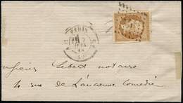 Let LETTRES DE PARIS - N°13B Obl. Los. AS Romain S. LSC, Càd T1528 AS1 PARIS AS1 7/6/59, TB - 1849-1876: Periodo Clásico