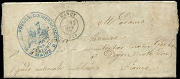 Let Guerre De 1870 -  Càd T17 NANCY 12/11/70 Sur LAC D'un Prisonnier, Cachet Orné KONIGL, PREUSS, GOUVERNEMENT/DER/FESTU - Guerra De 1870