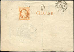 Let LETTRES ET OBLITERATIONS D'ALGERIE - N°16 Défx Obl. PC 3794 De ST CLOUD D'ALGERIE Sur LAC CHARGE, Càd PHILIPPEVILE 1 - 1849-1876: Periodo Clásico