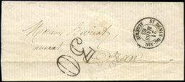 Let LETTRES ET OBLITERATIONS D'ALGERIE - Càd ST DENIS DU SIG 21/3/63 Sur LSC, Taxe 30, TB - 1849-1876: Classic Period