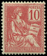 ** EMISSIONS DU XXème SIECLE - 116   Mouchon, 10c. Rouge, Bon Centrage, TB - Unused Stamps