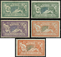 ** EMISSIONS DU XXème SIECLE - 143 (2 Nuances), 144 Et 145 (2 Nuances), TB - Unused Stamps