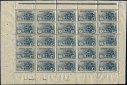 ** TIMBRES EN FEUILLES - 169   2ème Série Orphelins, +1f. S. 5f. + 5f., PANNEAU De 25, TB. J - Full Sheets