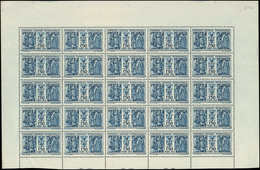 ** TIMBRES EN FEUILLES - 274   Expo Coloniale, 1f.50 Bleu, PANNEAU De 25, TB - Hojas Completas