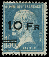 POSTE AERIENNE - 4   10Fr. Sur 1f.50 Bleu, Pasteur ILE DE FRANCE, Obl., TB - 1927-1959 Mint/hinged