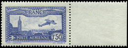** POSTE AERIENNE - 6b  Vue De Marseille, 1f.50 Outremer VIF, Bdf, TB. C - 1927-1959 Mint/hinged