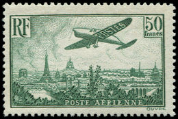 ** POSTE AERIENNE - 14b 50f. Vert Foncé, TB - 1927-1959 Nuevos