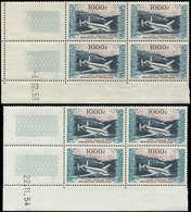 ** POSTE AERIENNE - 33  1000f. Provence, 2 BLOCS De 4 CD 1953 Et 1954, TB - 1927-1959 Nuevos