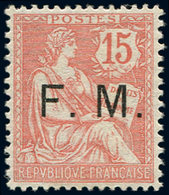 ** FRANCHISE MILITAIRE - 2    15c. Vermillon, Très Bien Centré, TTB - Military Postage Stamps