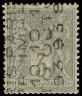 (*) PREOBLITERES - 13  Sage,  3c. Gris, 10 OCT., TB. S - 1893-1947