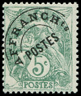 ** PREOBLITERES - 41a Blanc, 5c. Vert, Surcharge à Plat, TB - 1893-1947