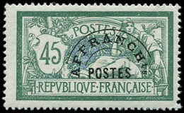 ** PREOBLITERES - 44  Merson, 45c. Vert Et Bleu, TB - 1893-1947