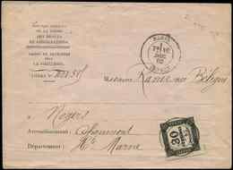 Let TAXE - 6   30c. Noir, Obl. Càd T18 CHAUMONT Hte MARNE 18/12/82 à L'arrivée S. Doc. Caisse Des Dépôts, Càd PARIS DEPA - 1859-1959 Used