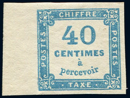 * TAXE - 7   40c. Bleu, Bdf, TB - 1859-1959 Used