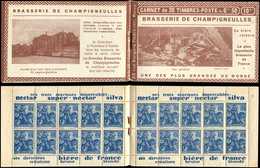 CARNETS (N°Cérès Jusqu'en1964) - 143  Jeanne D'Arc, 50c. Bleu, N°257, T I, S. Nancy, CHAMPIGNEULLES, TB - Otros & Sin Clasificación