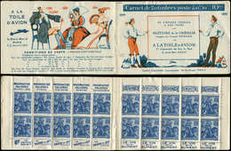 CARNETS (N°Cérès Jusqu'en1964) - 146  Jeanne D'Arc, 50c. Bleu, N°257, T I, S. Histoire De La Chemise, Toit Rouge, S.a., - Otros & Sin Clasificación