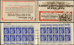 CARNETS (N°Cérès Jusqu'en1964) - 239  Paix, 65c. Bleu, N°365A, T II, S. 24, GUEULES CASSEES (rouge), N°37838 Daté 19/1/3 - Otros & Sin Clasificación