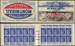 CARNETS (N°Cérès Jusqu'en1964) - 240  Paix, 65c. Bleu, N°365A, T II, S. 18, VAMP/MONTMIRAIL, N°87141 Daté 24/11/37, Supe - Otros & Sin Clasificación