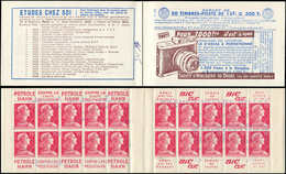 CARNETS (N°Cérès Jusqu'en1964) - 298  Muller, 15f. Rose, N°1011, S. 4-55, HORLOGERIE DU DOUBS-LE D'ASSAS 3, Marques Au S - Other & Unclassified