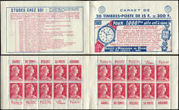 CARNETS (N°Cérès Jusqu'en1964) - 311  Muller, 15f. Rose, N°1011,  S. 10-56, HORLOGERIE DU DOUBS, Superbe - Other & Unclassified