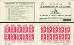 CARNETS (N°Cérès Jusqu'en1964) - 312  Muller, 15f. Rose, N°1011, S. 11-56, ASSURANCES VIE, N°29523, Daté 19/10/56, TTB - Otros & Sin Clasificación