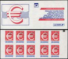CARNETS (N°Cérès Jusqu'en1964) - 3215-C1a  Euro, 0,41 Rouge Et Bleu, Surchargé SPM Avec Carré Noir, TB - Otros & Sin Clasificación