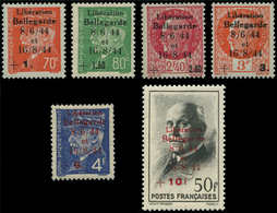 ** TIMBRES DE LIBERATION - BELLEGARDE 1/6 : N°6 Adh., TB - Liberation