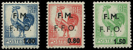 ** TIMBRES DE LIBERATION - COGNAC 1/3 : Coq, La Série, TB - Liberation