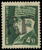 ** TIMBRES DE LIBERATION - CURZAY 15 : 4f50 Vert Gravé, TB - Liberación