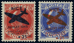 ** TIMBRES DE LIBERATION - NICE 13/14 : Anciens De L'aviation, TB - Liberación