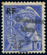 (*) TIMBRES DE LIBERATION - OUESSANT 18 : 10c. Outremer, TB, Signé Mayer - Liberación