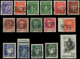 ** TIMBRES DE LIBERATION - POITIERS 2/10, 12, 13*, 14, 15*, T II + N° 4, 7, 11 * Surch. RENV., Les N°13, 14, 15 Signés C - Liberación