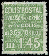 * COLIS POSTAUX - 99   1f45 Vert-jaune, Ch. Un Peu Forte, Sinon TB - Other & Unclassified
